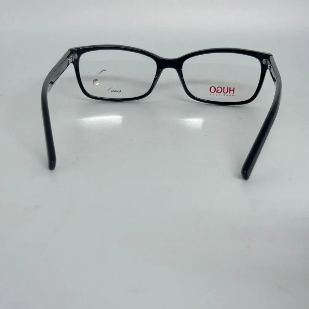 Hugo Boss Eyeglasses Frame HG 1016 OIT 53-16-145 Glossy Black Flex Hinge‎ H15628